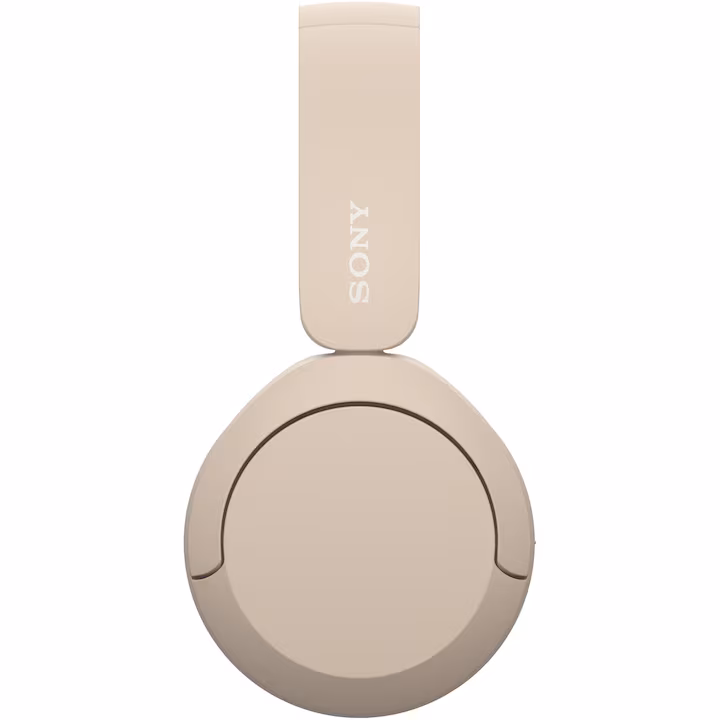 Casti On Ear Sony WH-CH520C, Wireless, Bluetooth, Microfon, Multipoint connection, Quick Charge, Autonomie 50 ore, Bej — 3