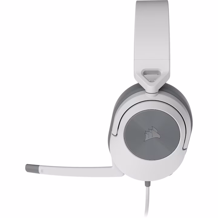 Casti gaming cu microfon Corsair HS55 Stereo, Alb — 5