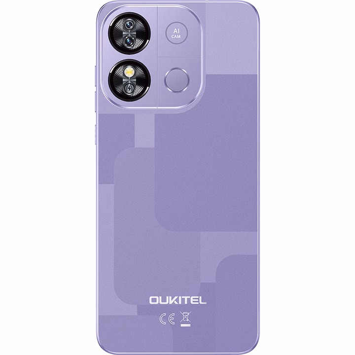 Telefon Mobil OUKITEL C57 PRO, 16GB RAM + 128GB ROM, Android 14, 6.52 inch, Baterie 4300mAh, 4G Dual SIM, Violet — 3