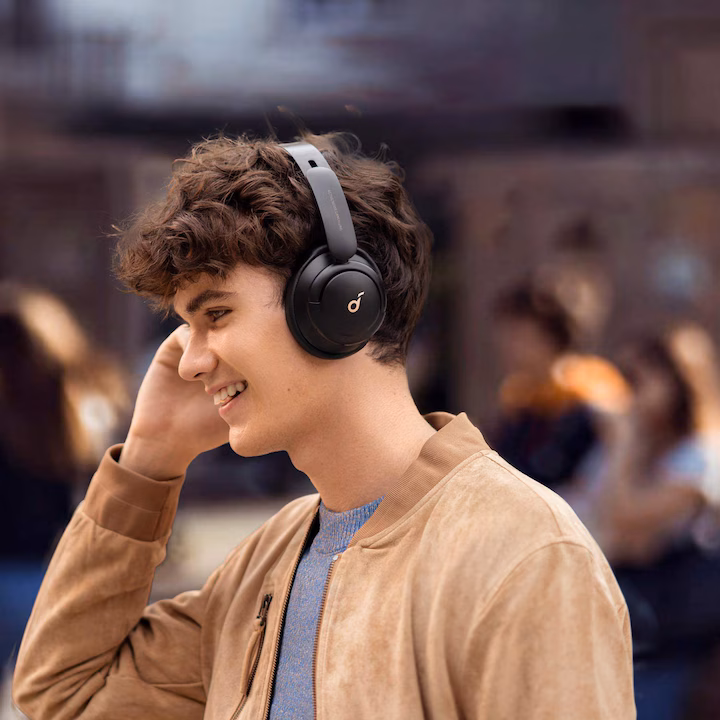 Casti Over-ear Soundcore Life Q30, Wireless, Multi-mode, Hybrid Noise Cancelling, Hi-Res Sound, Black — 3