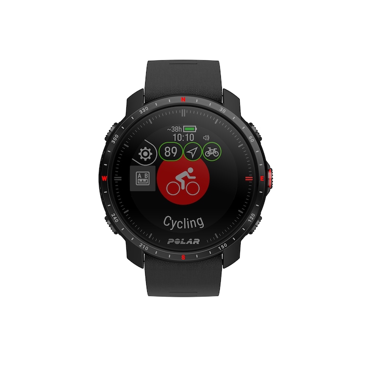 Ceas Smartwatch Polar Grit X Pro Black, marime M/L — 2
