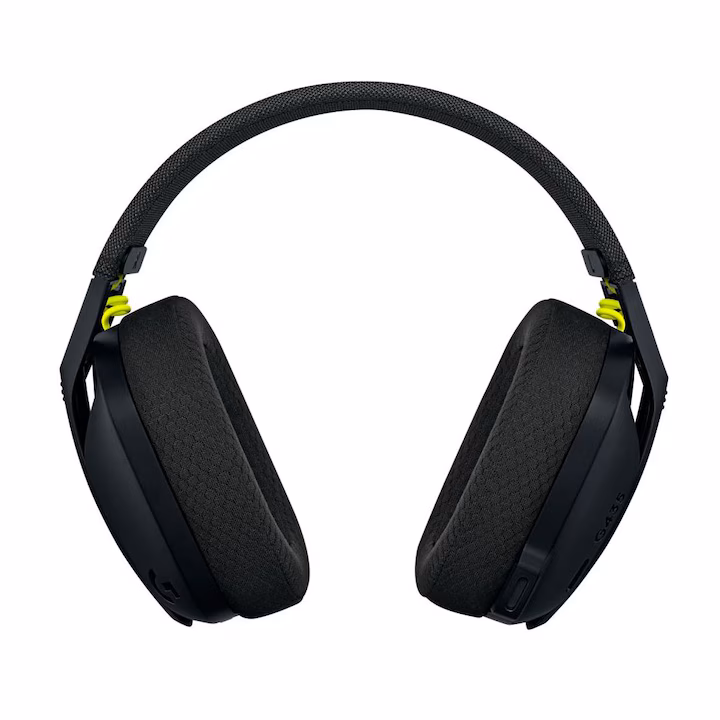 Casti gaming wireless Logitech G435 Lightspeed, Negru — 2