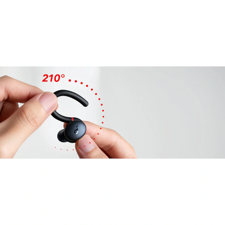 Casti True wireless Anker Soundcore Sport X10, Bluetooth 5.2, IPX7, Deep Bass, Negru — 2