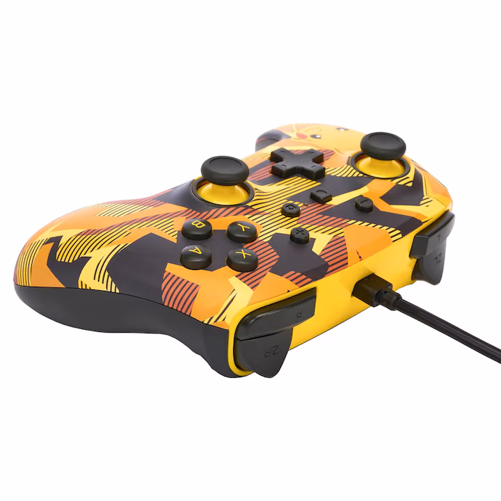 Controller Powera Enhanced Wired Camo Storm Pikachu — 6