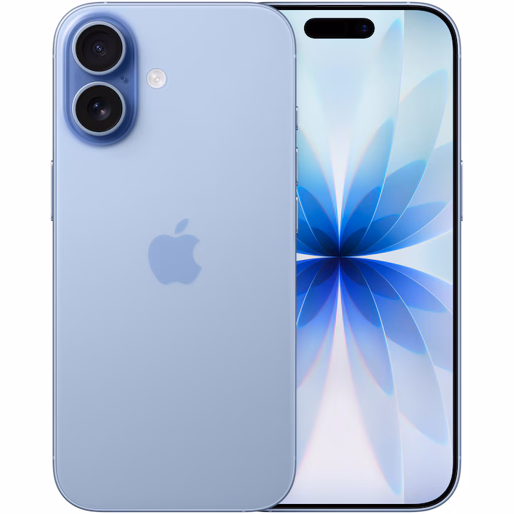 Telefon mobil Apple iPhone 17, 256GB, 5G, Mist Blue