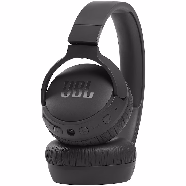 Casti audio on-ear JBL Tune 660NC, Wireless, Active noise cancelling, Bluetooth, Asistent vocal, Negru — 4