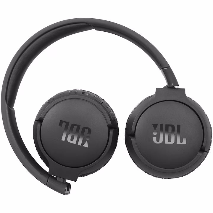 Casti audio on-ear JBL Tune 660NC, Wireless, Active noise cancelling, Bluetooth, Asistent vocal, Negru — 5