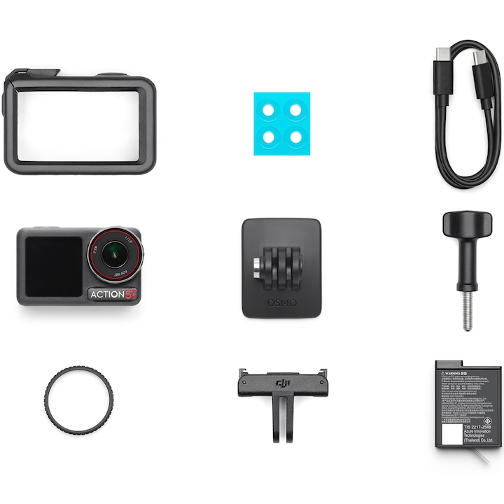 Camera video sport DJI Osmo Action 5 Pro, 4K120, 40MP, Standard Combo — 6
