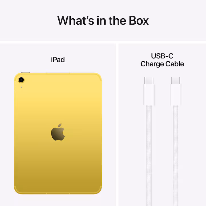 Apple iPad 11, A16 128GB, Wi-Fi + Cellular, Yellow — 2