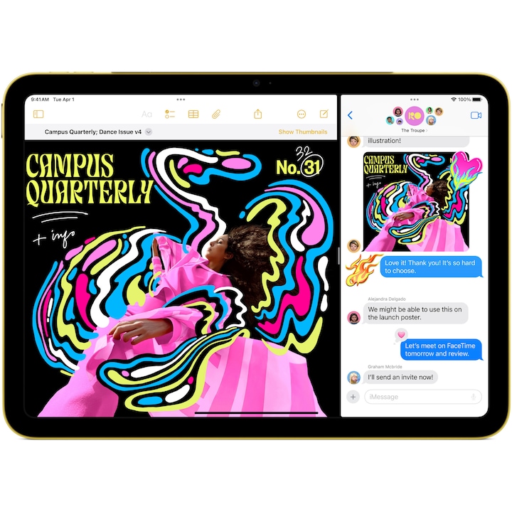 Apple iPad 11, A16 128GB, Wi-Fi + Cellular, Pink — 2