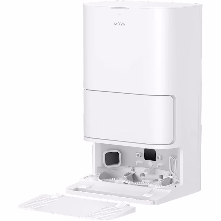 Aspirator robot Mova E30 Ultra, 7000 Pa putere de aspirare, 4.5L rezervor apa curata, alb — 6