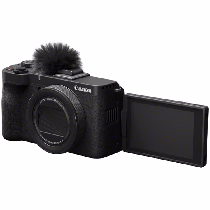 Aparat foto compact Canon PowerShot V1, 22.3MP, 4K 60p, f/2.8-4.5, 16-50mm, Negru — 5