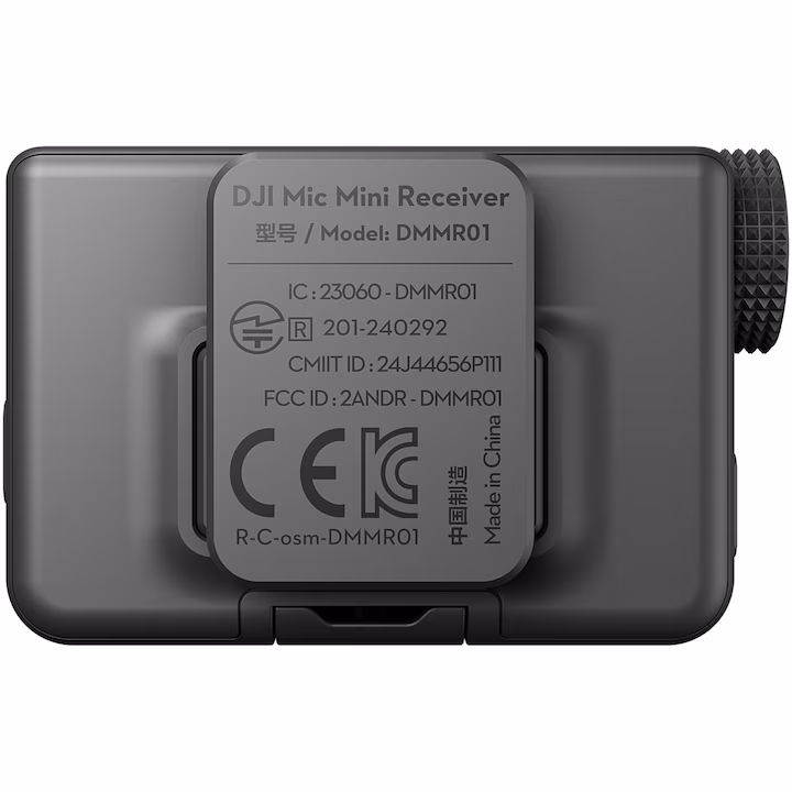 Kit DJI MIC Mini, 1x microfon, 1x receptor, 1x incarcator, Wireless, Omnidirectional, Raza Actiune 400m, Noise Canceling — 4