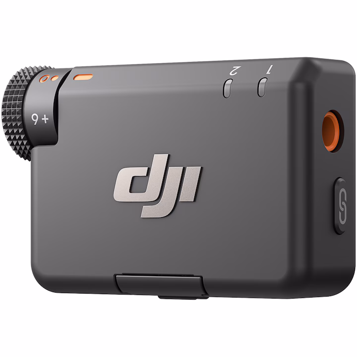 Kit DJI MIC Mini, 1x microfon, 1x receptor, 1x incarcator, Wireless, Omnidirectional, Raza Actiune 400m, Noise Canceling — 2