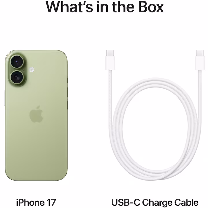 Telefon mobil Apple iPhone 17, 256GB, 5G, Sage — 3
