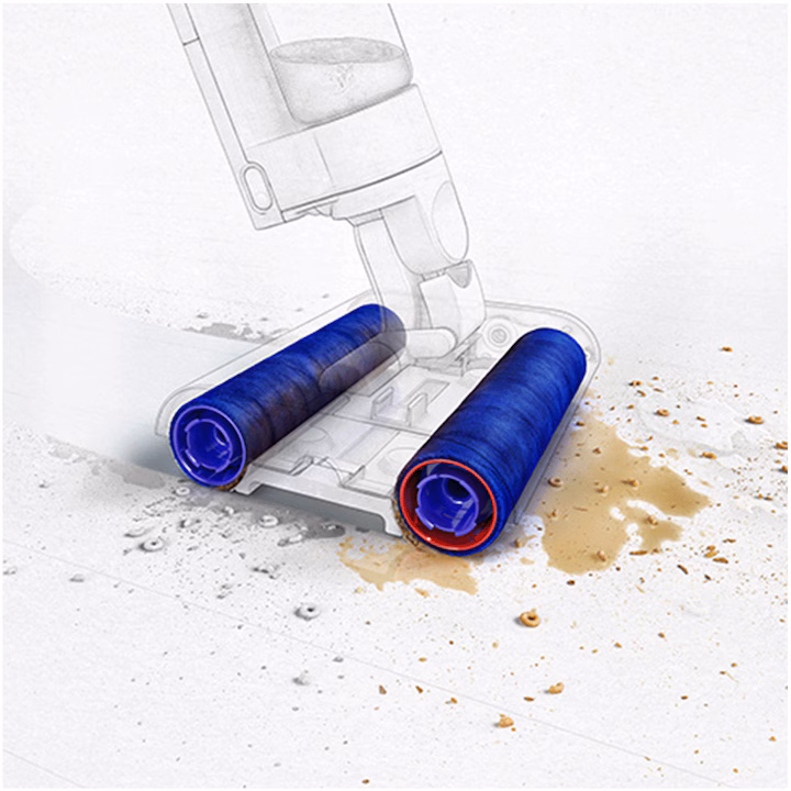 Aspirator vertical fara fir cu spalare Dyson WashG1™, autonomie pana la 35 de minute, rezervor apa curata 1l, rezervor apa murdara 0.8l, 3 niveluri de hidratare, functie de autocuratare in doar 140 de secunde — 7
