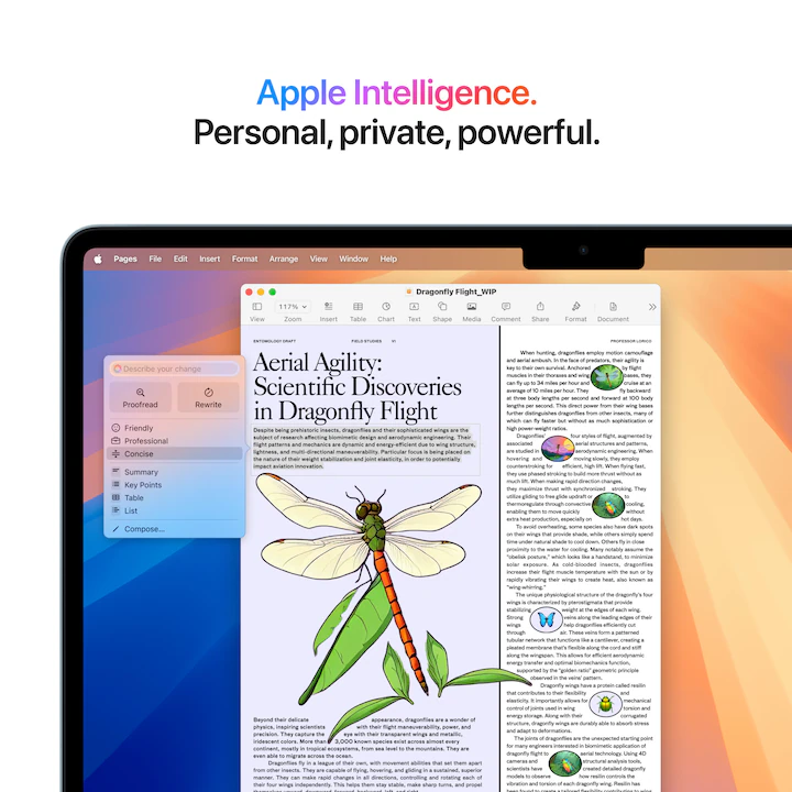 Laptop Apple MacBook Air 13", cu procesor Apple M4, 10 nuclee CPU si 8 nuclee GPU, 16GB RAM, 256GB, Sky Blue LAYOUT GERMANIA — 6