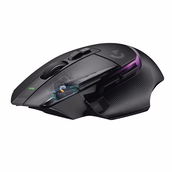 Mouse gaming Logitech Lightspeed G502 X Plus, Wireless, RGB, Negru — 5