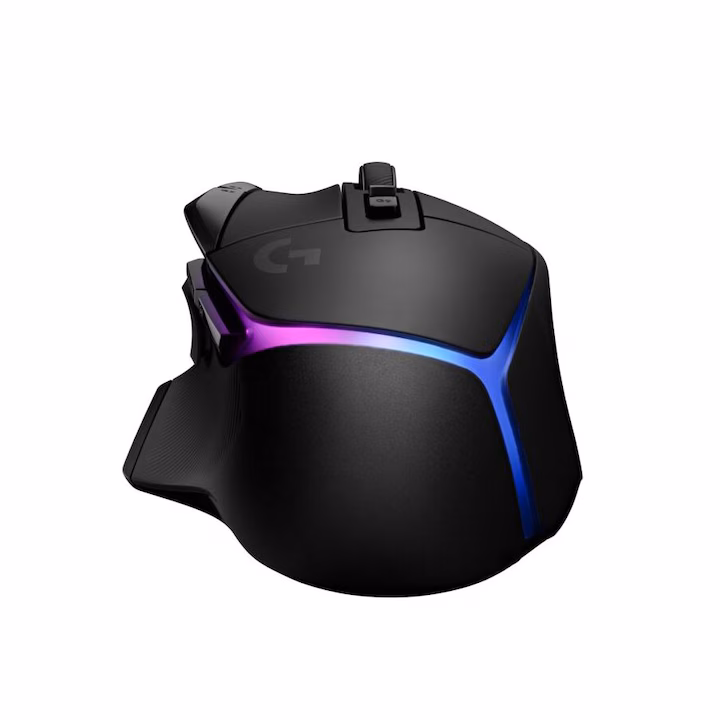 Mouse gaming Logitech Lightspeed G502 X Plus, Wireless, RGB, Negru — 6