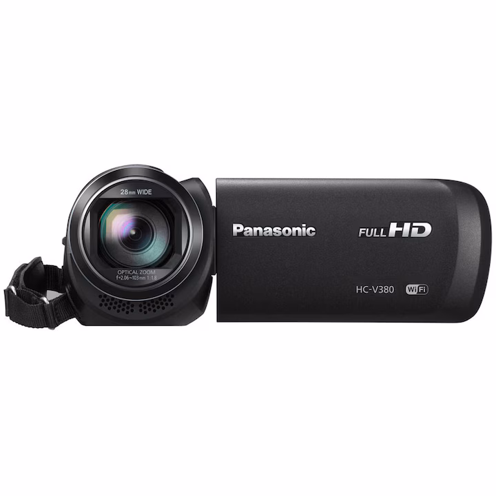 Camera video Panasonic HC-V380EP-K, Full HD, Wi-Fi, Negru — 4