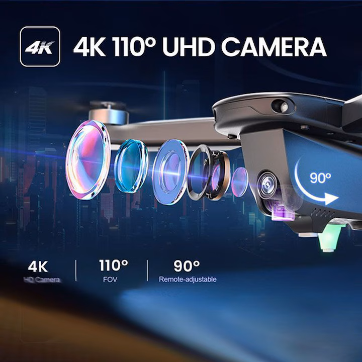 Drona FPV Holy Stone HS175D cu Camera 4K si Telecomanda, Compatibil cu Smartphone — 4
