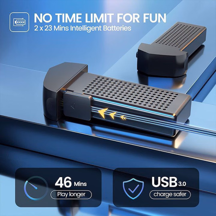 Drona FPV Holy Stone HS175D cu Camera 4K si Telecomanda, Compatibil cu Smartphone — 5