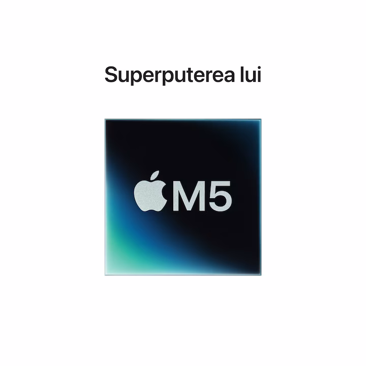 Laptop Apple MacBook Pro 14" cu procesor Apple M5, 10 nuclee CPU si 10 nuclee GPU, 16GB RAM, 512GB SSD, Space Black, UK — 7