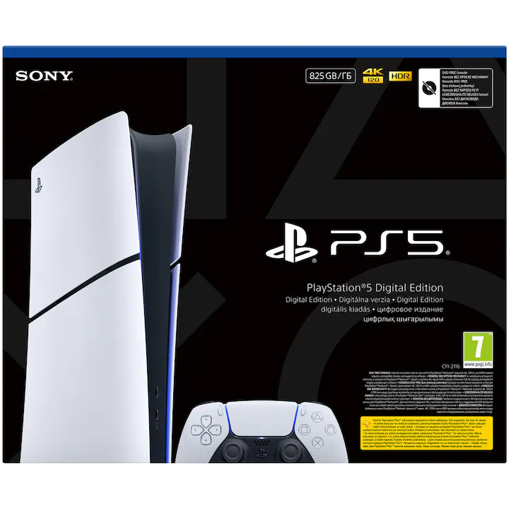 Consola PlayStation 5 Digital Edition (PS5) Slim, 825GB SSD, E-Chassis — 2