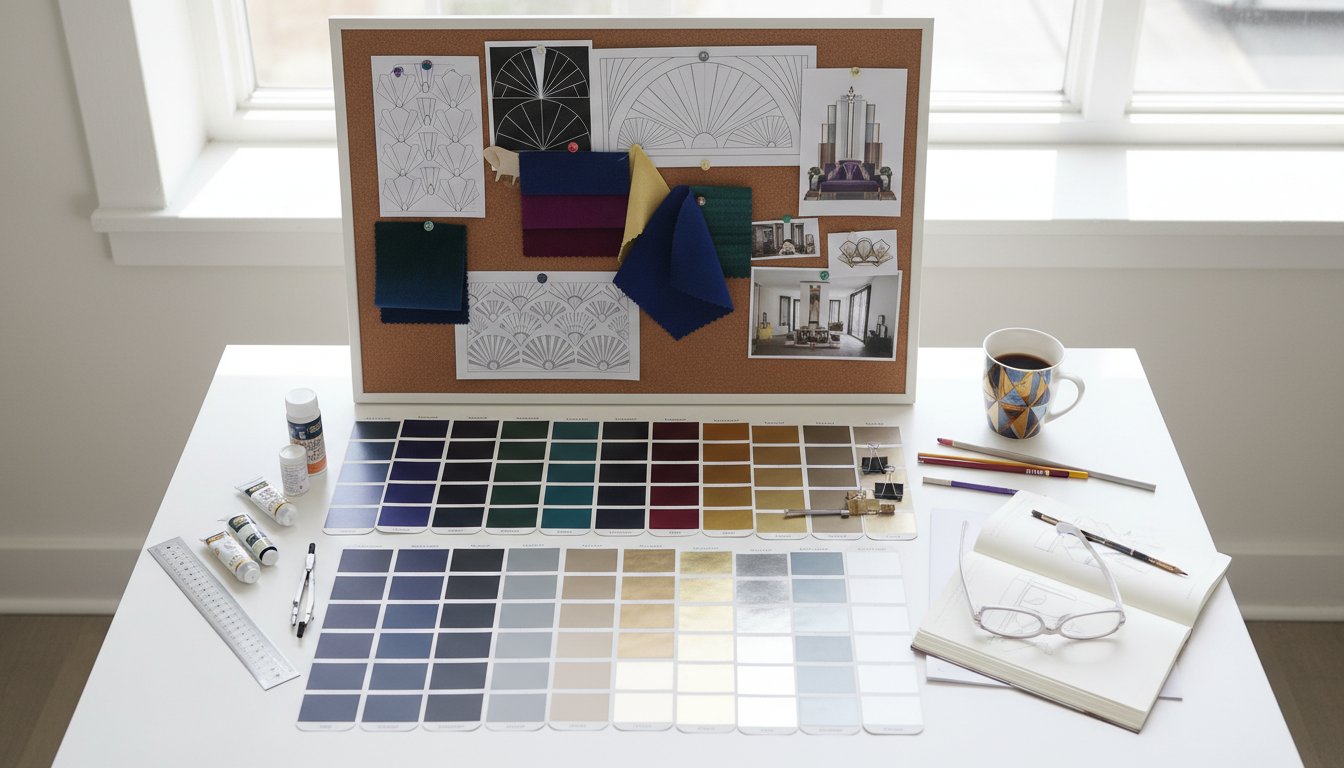 Neo Deco Color Palettes & Finishes