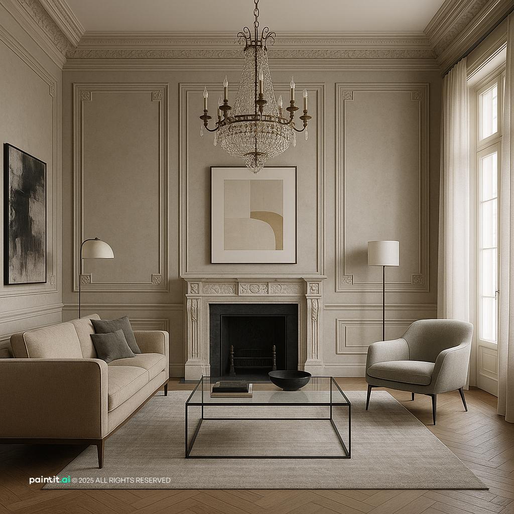 Warm Cozy Christmas Living Room - Festive Decor Ideas | Paintit.ai - 36