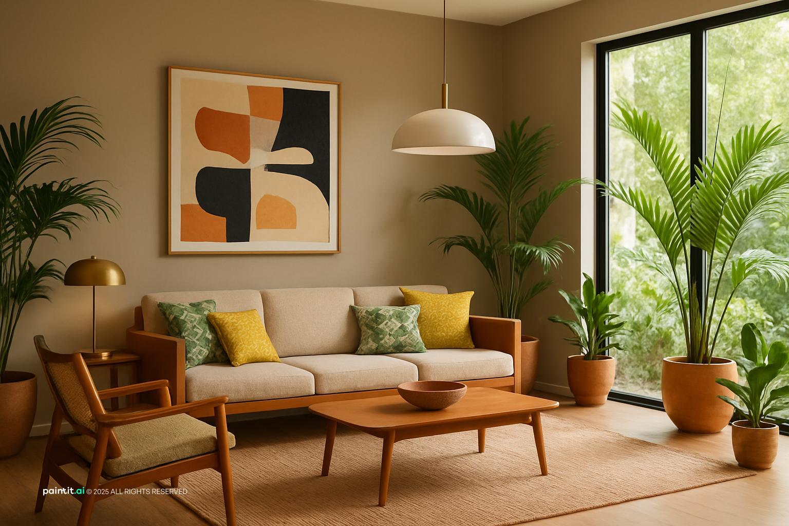 Island Midcentury Tropical Room for Island Style Interior Design