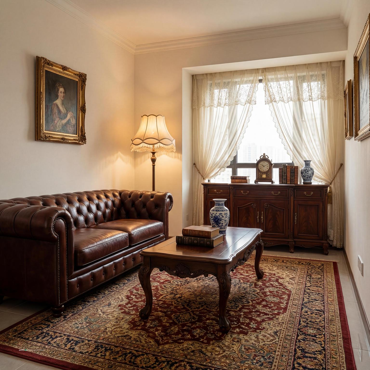 Spooky Halloween Living Room - Haunted Home Styling | Paintit.ai - 13