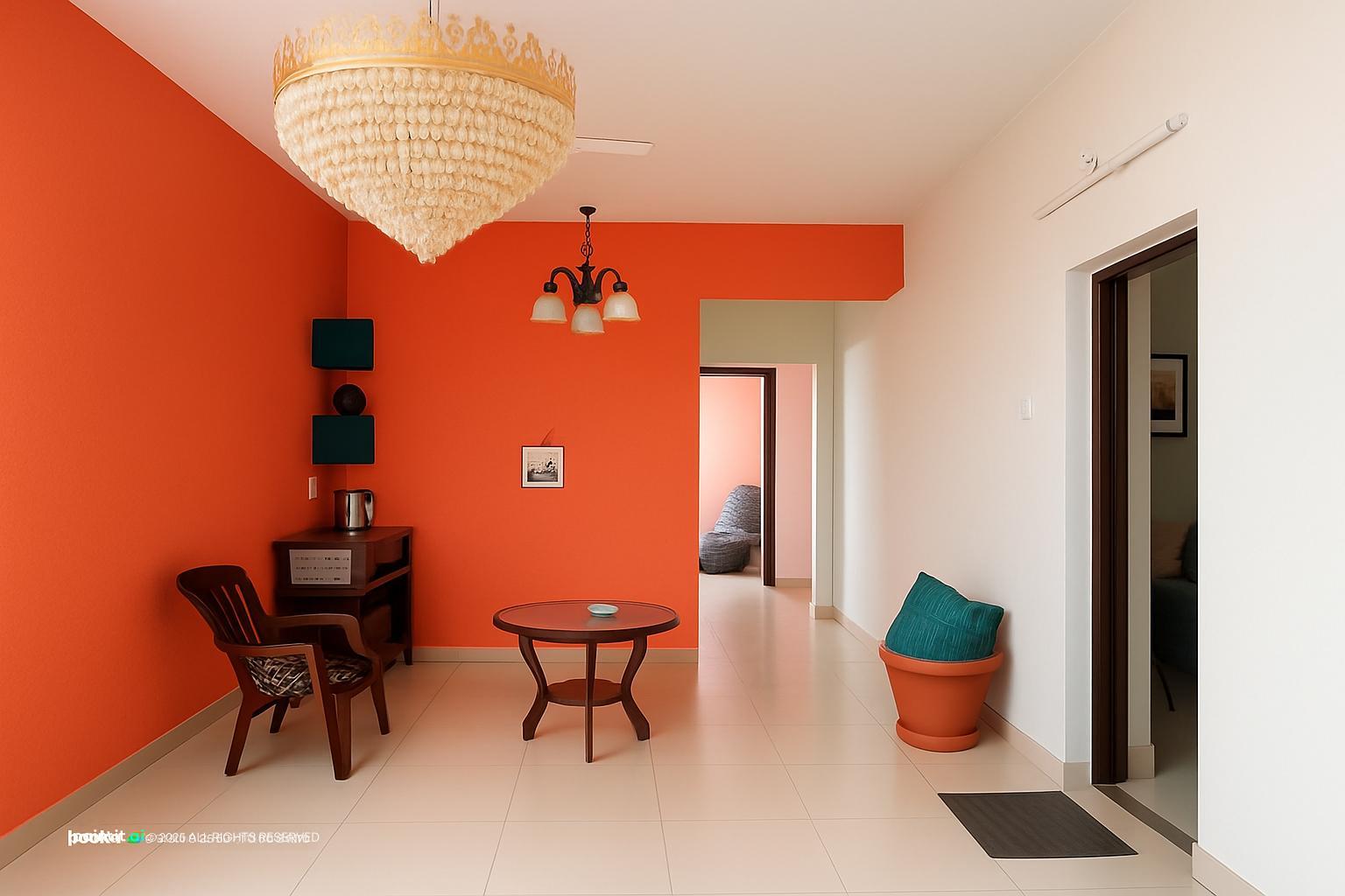 White Living Room with Green Accents - Design Inspiration | Paintit.ai - 26