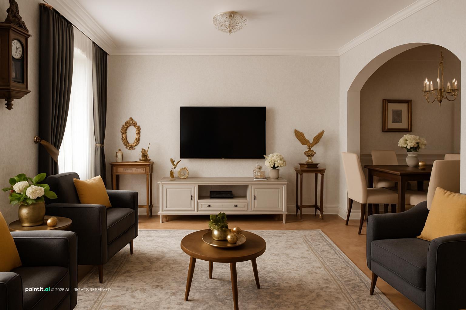 Yellow Living Room - Bright Decor Concepts | Paintit.ai - 35