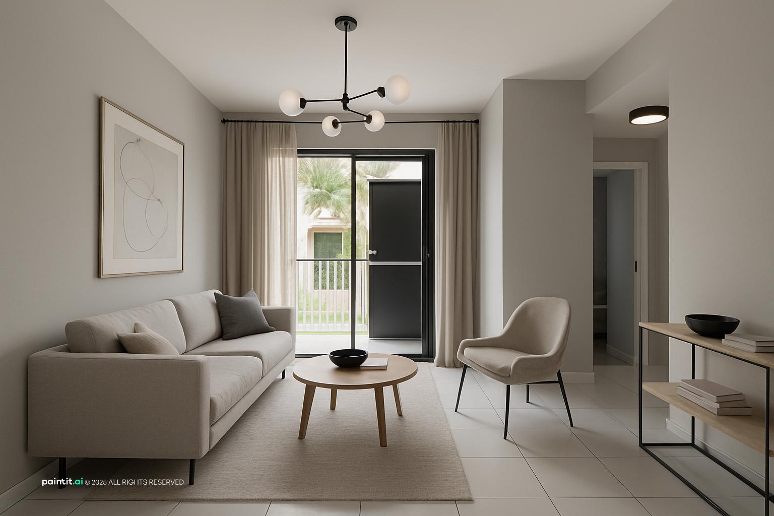 Modern Cottage Living Room - Design Ideas | Paintit.ai - 9