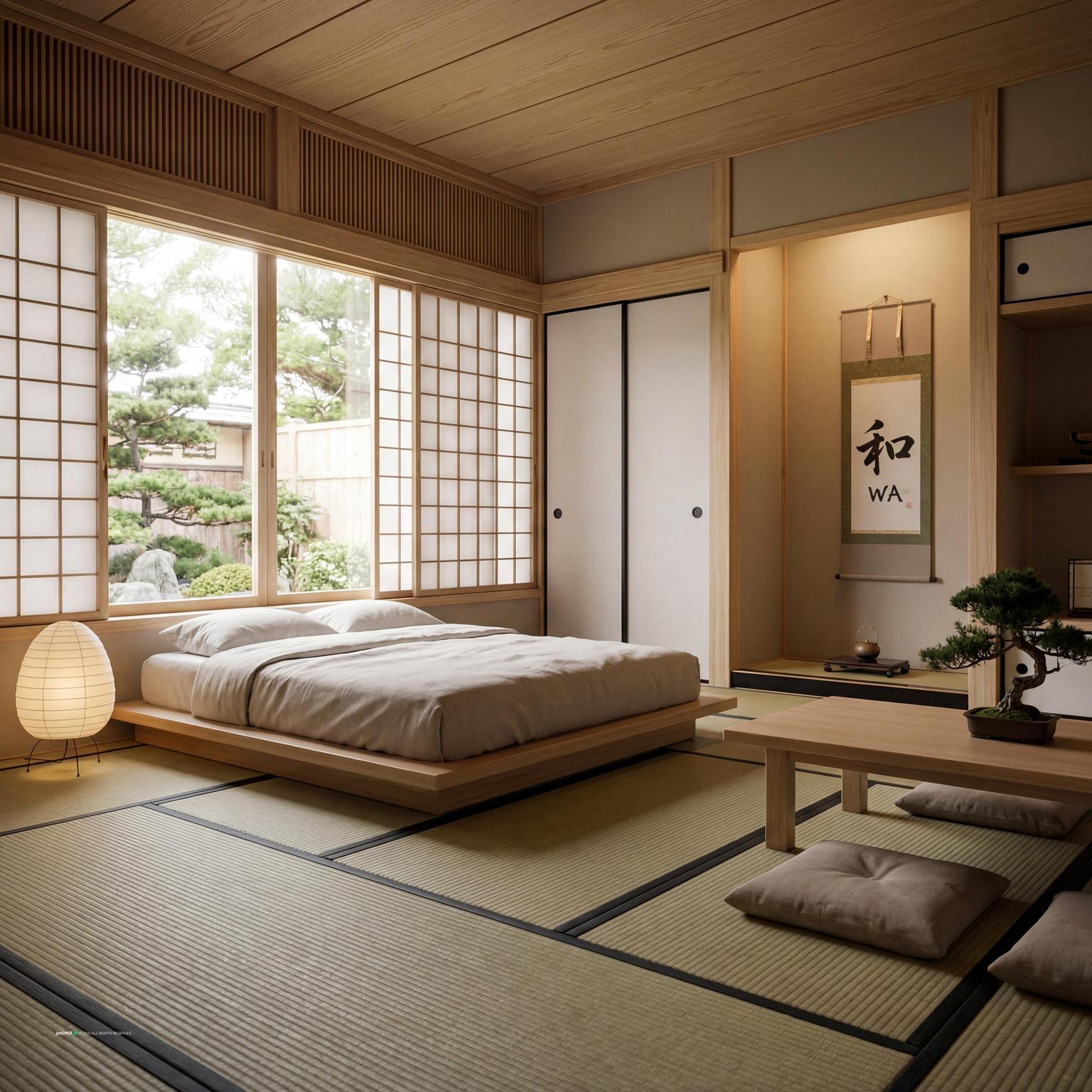 Serene Japanese-Inspired Room for Asian Interior Design Style
