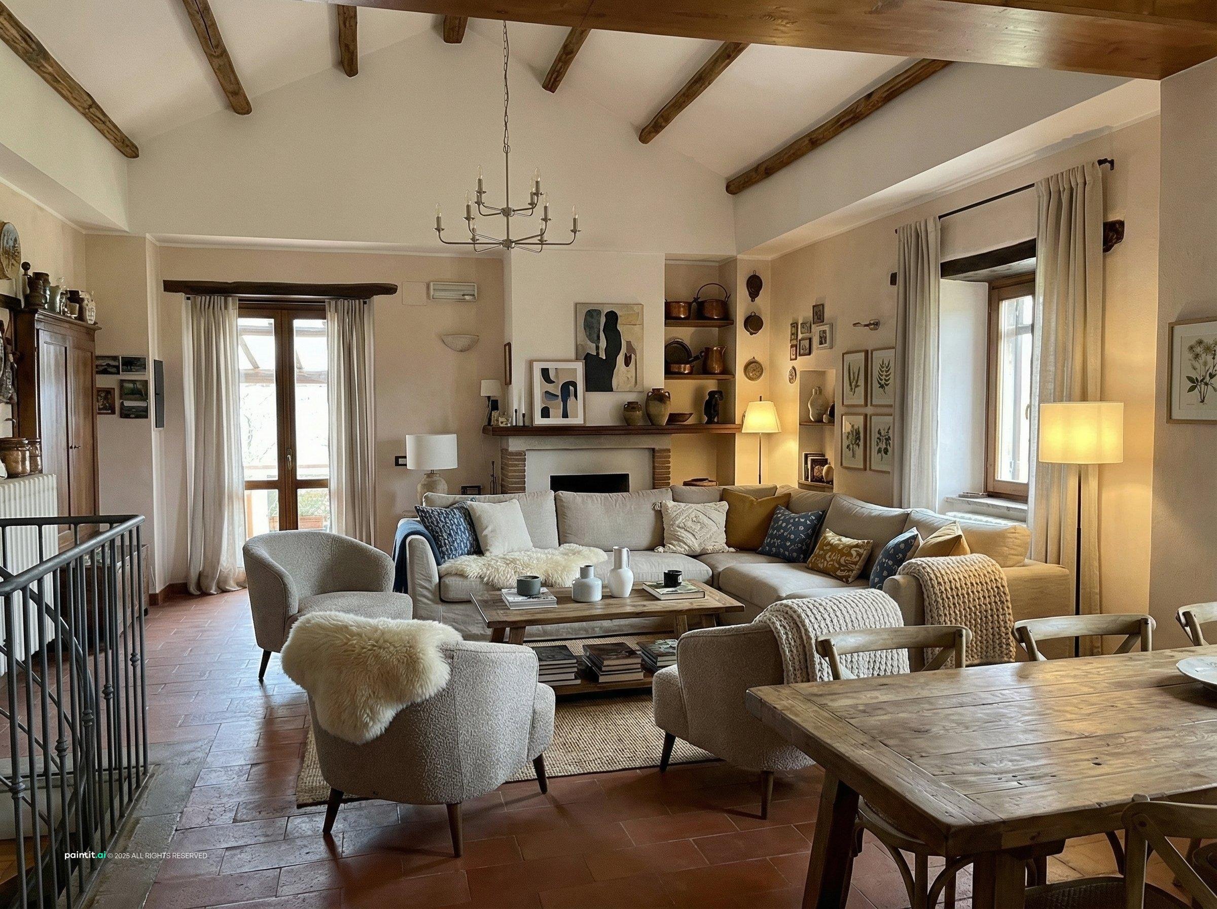 Kitchen and Living Room Ideas - Design Inspiration | Paintit.ai - 34