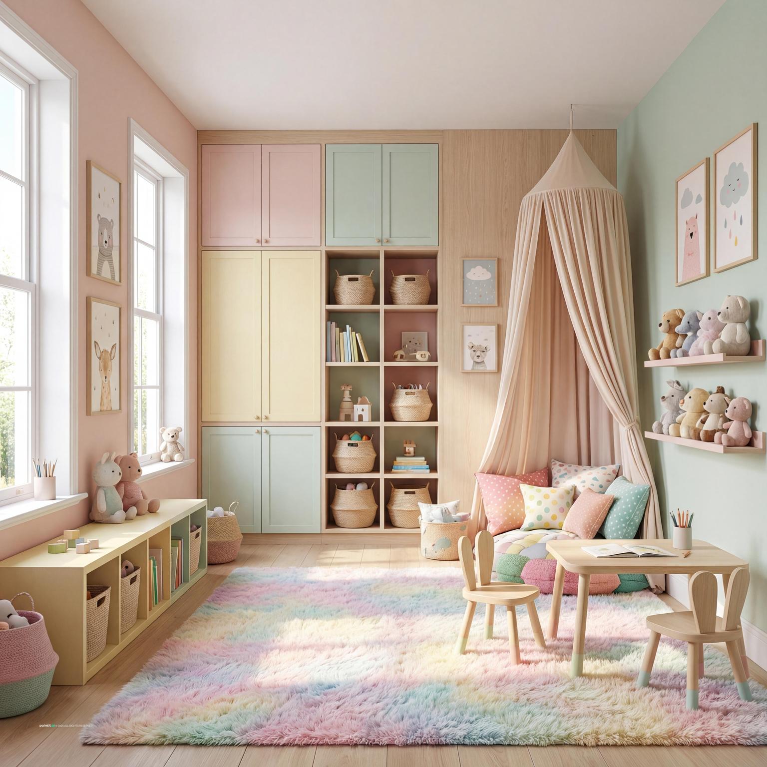 Preschool classroom interior design