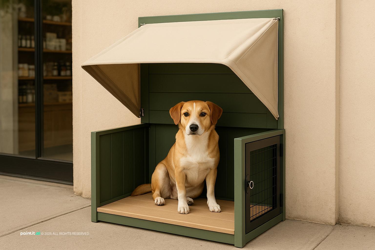 Pet Shop with open shelving and layered decor