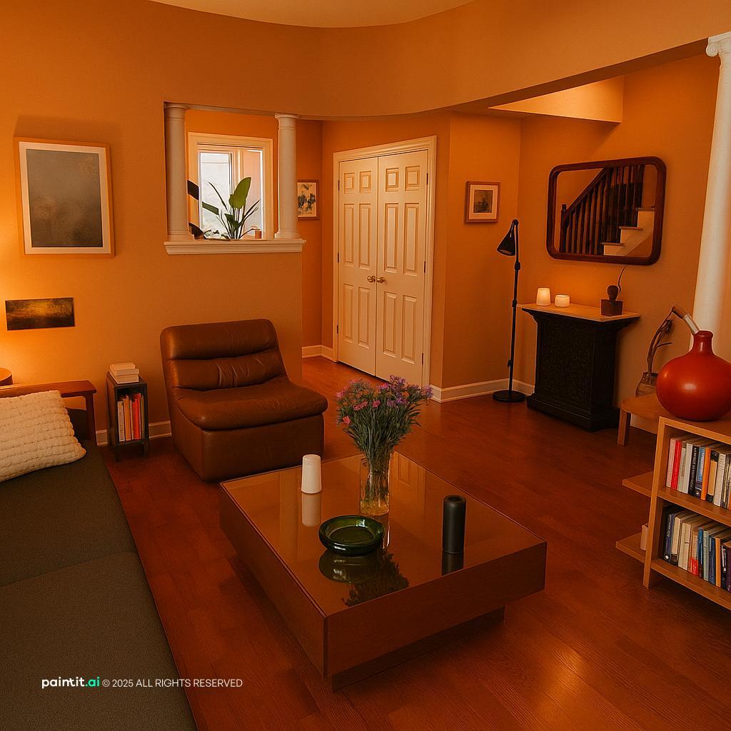 Warm Cosy Living Room Ideas - Create Your Sanctuary | Paintit.ai - 11