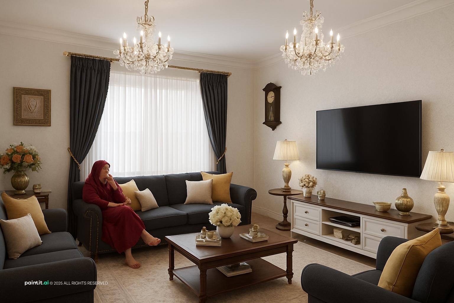 Yellow Living Room - Bright Decor Concepts | Paintit.ai - 37