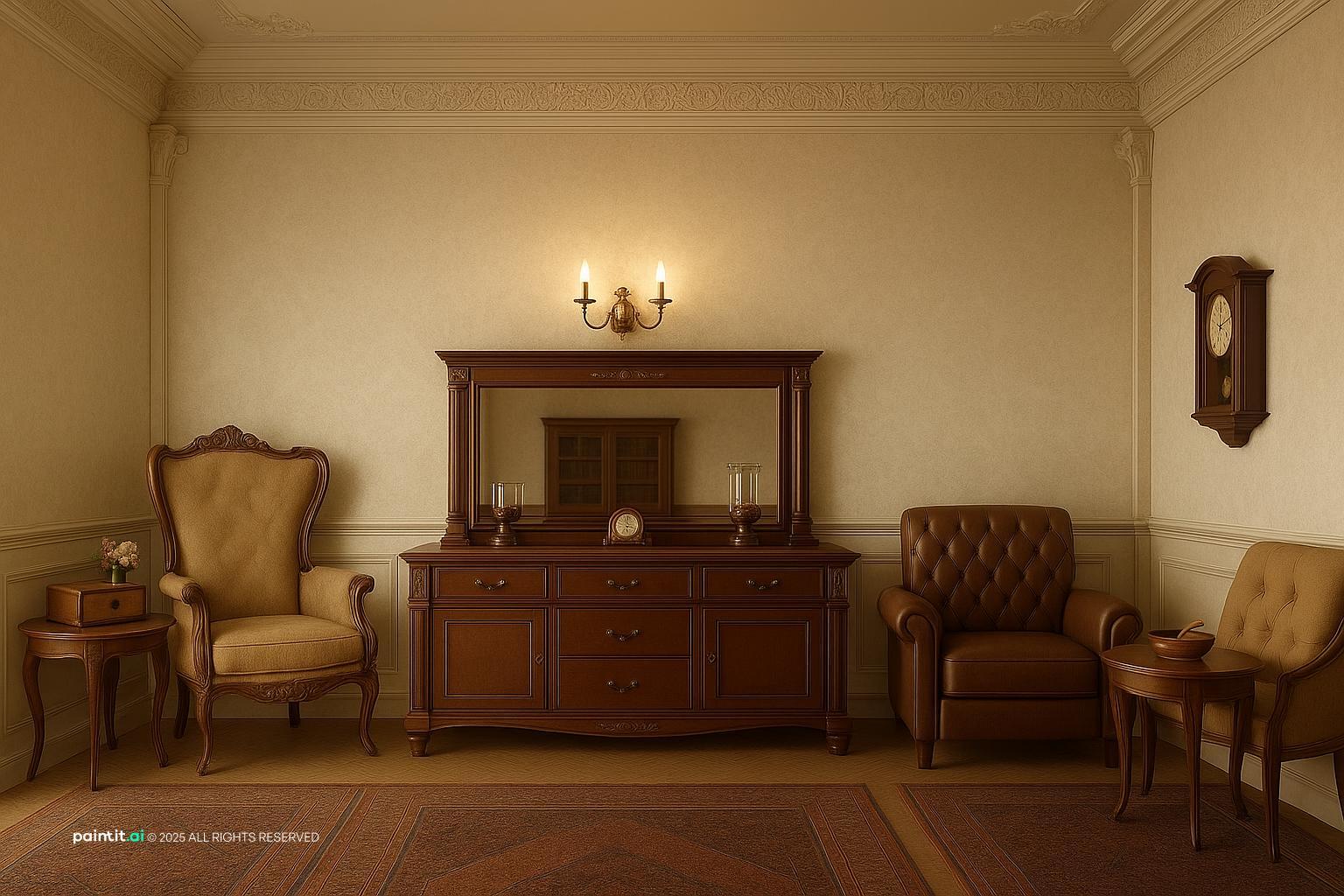 Warm Beige Living Room Ideas - Elegant Design Concepts | Paintit.ai - 4