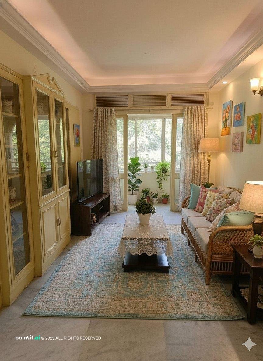 French Cottage Living Room - Chic Decor Ideas | Paintit.ai - 21