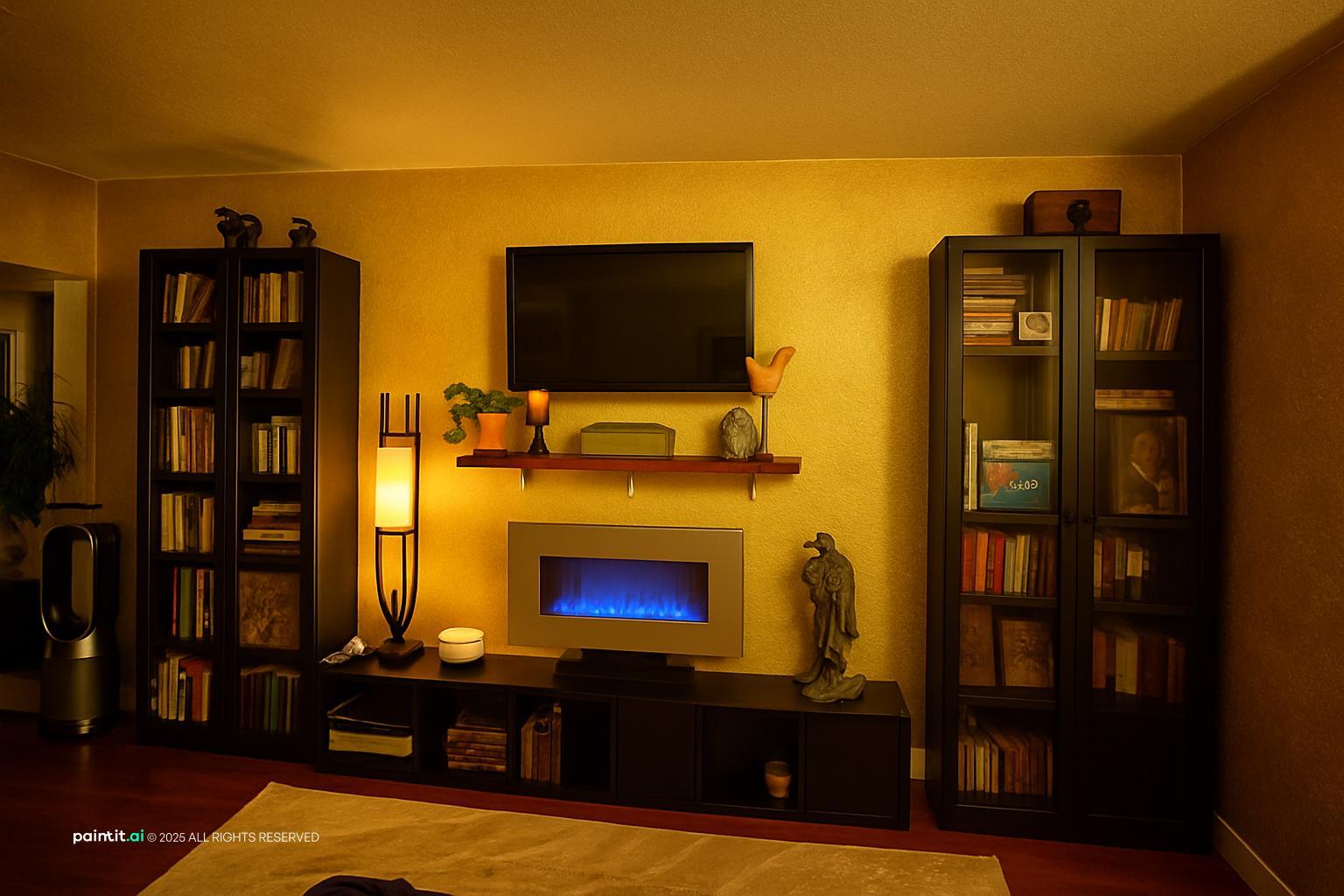 Yellow Living Room - Bright Decor Concepts | Paintit.ai - 30