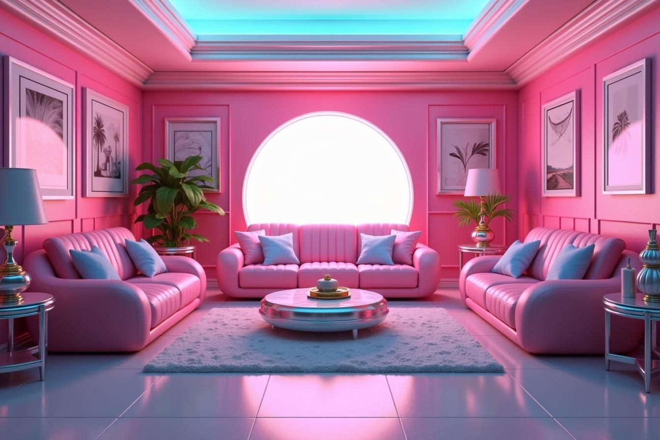 Vaporwave furniture