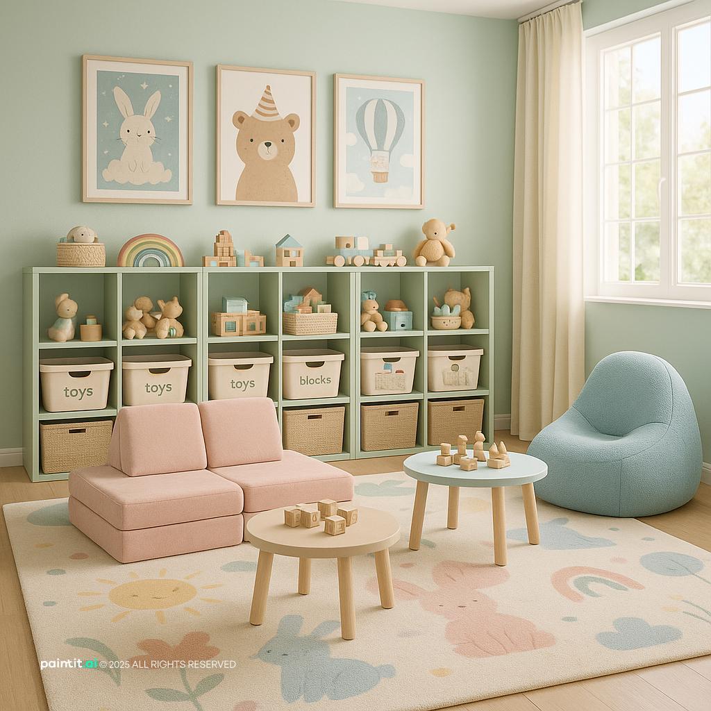 Preschool classroom interior design