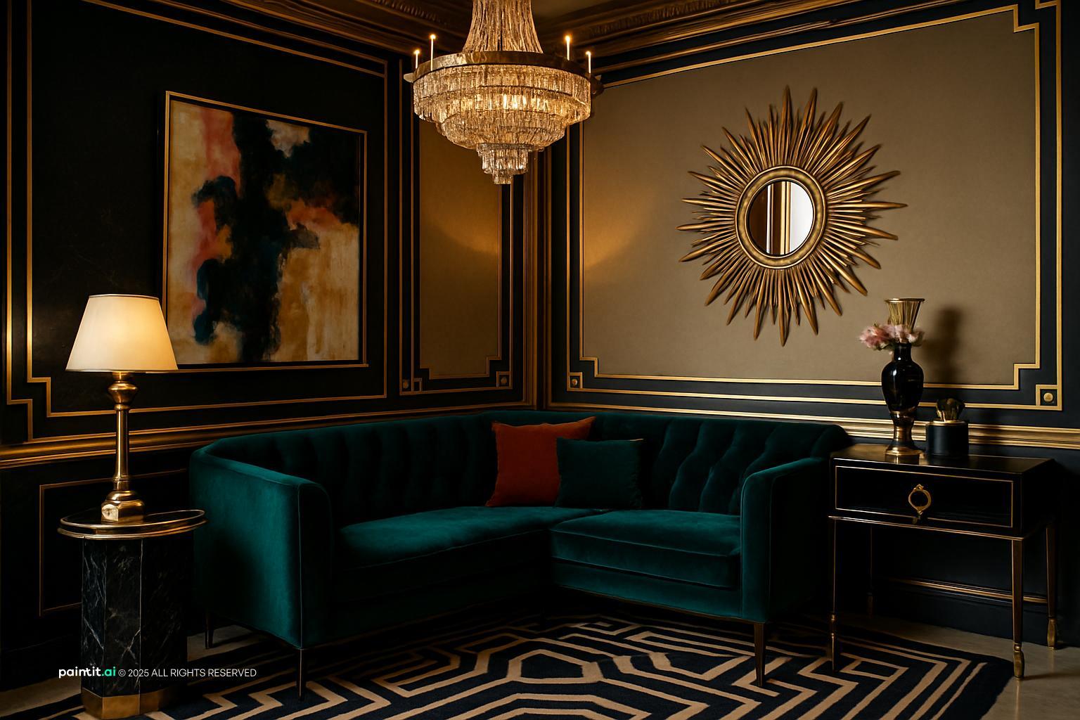 1920s Living Room: Elegant Design Concepts | Paintit.ai - 11