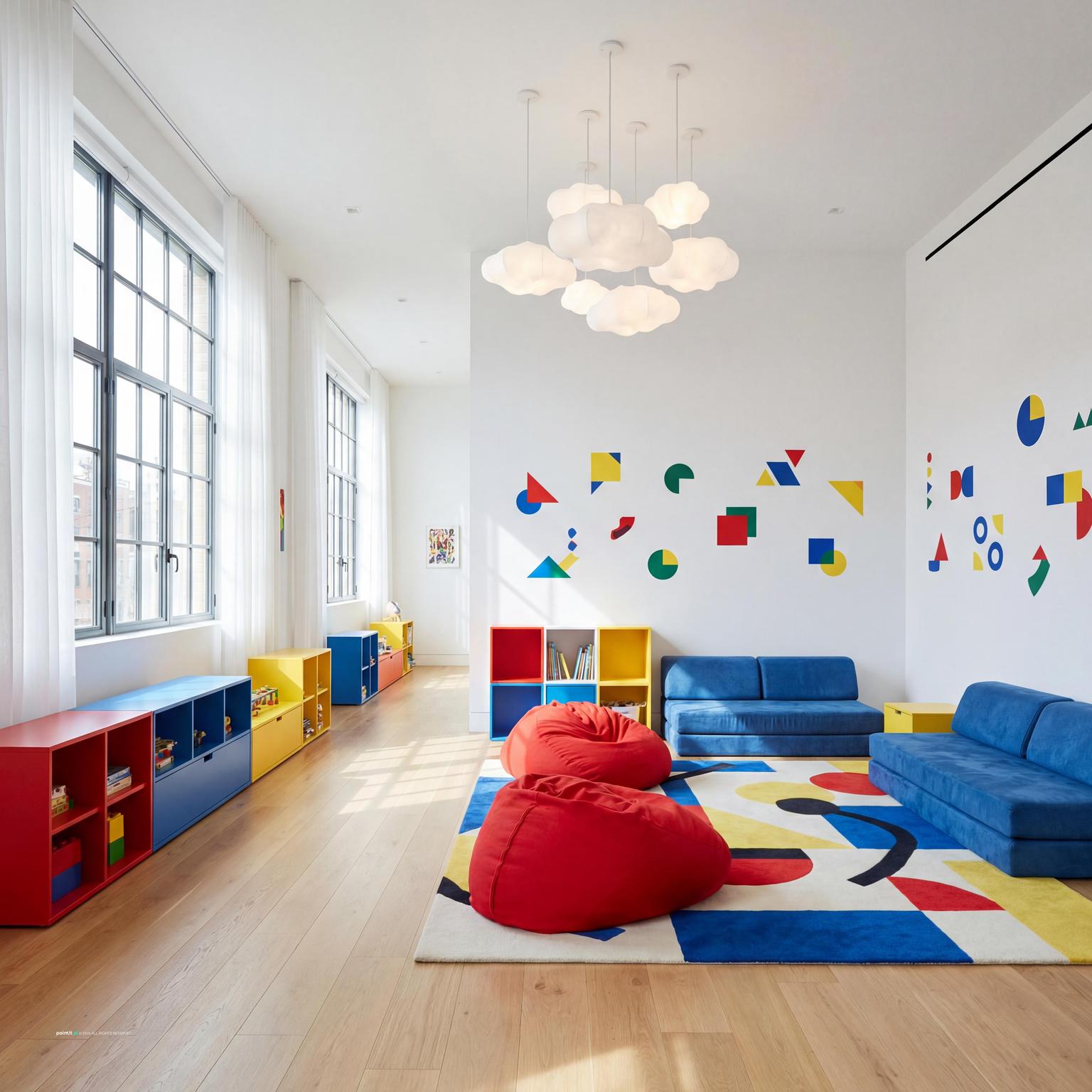 Preschool classroom interior design