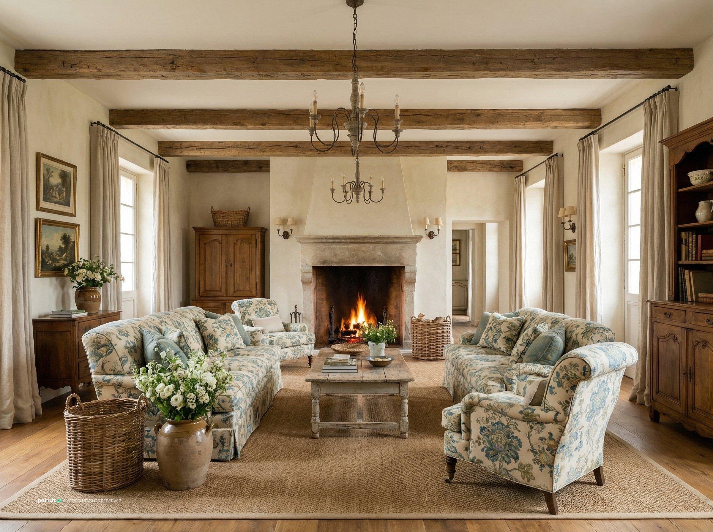 Tuscan Living Room: Authentic Decor Ideas | Paintit.ai - 26