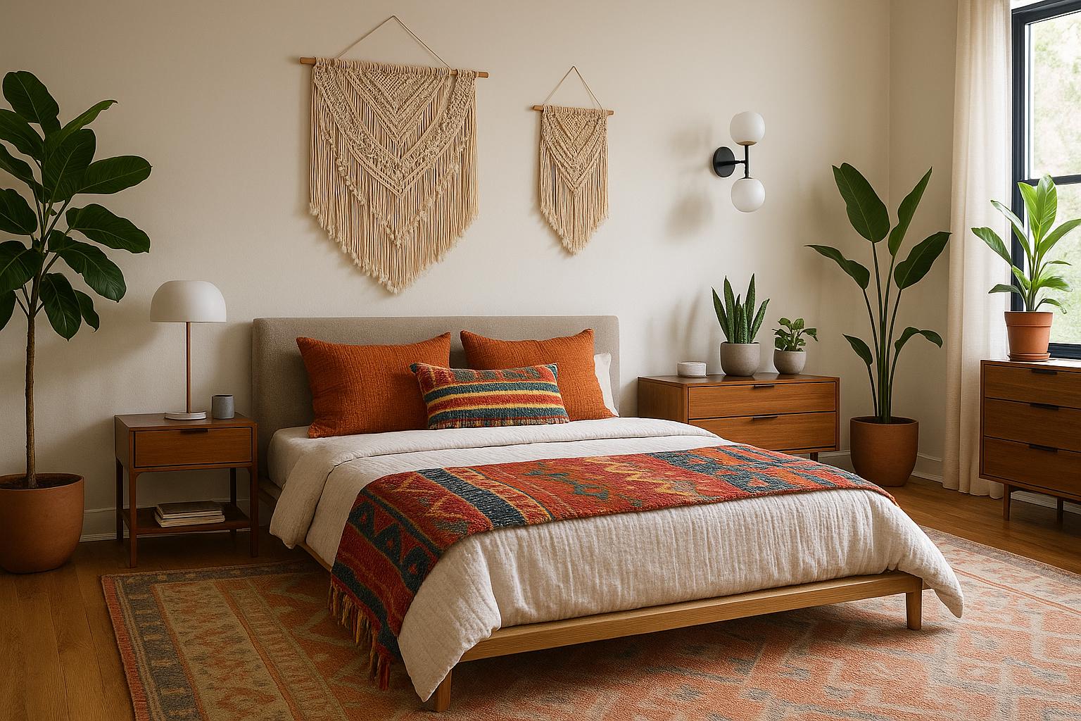Stylish Bohemian Bedroom for Bohemian Style Interior Design Characteristics